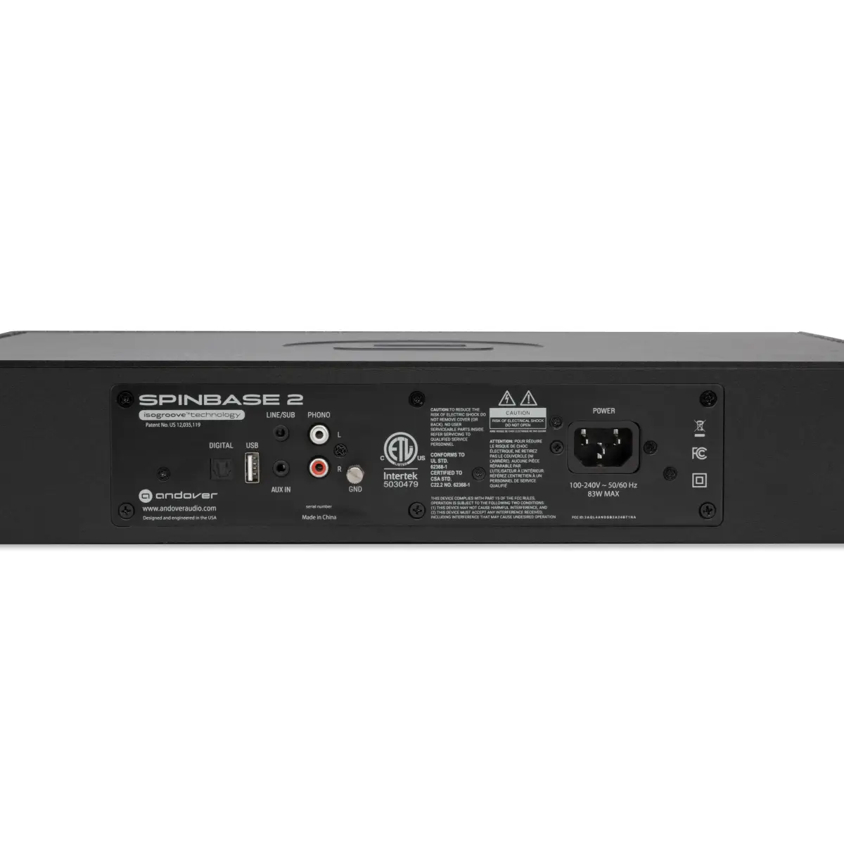 SpinBase 2 Powered Turntable Speaker - Image 8