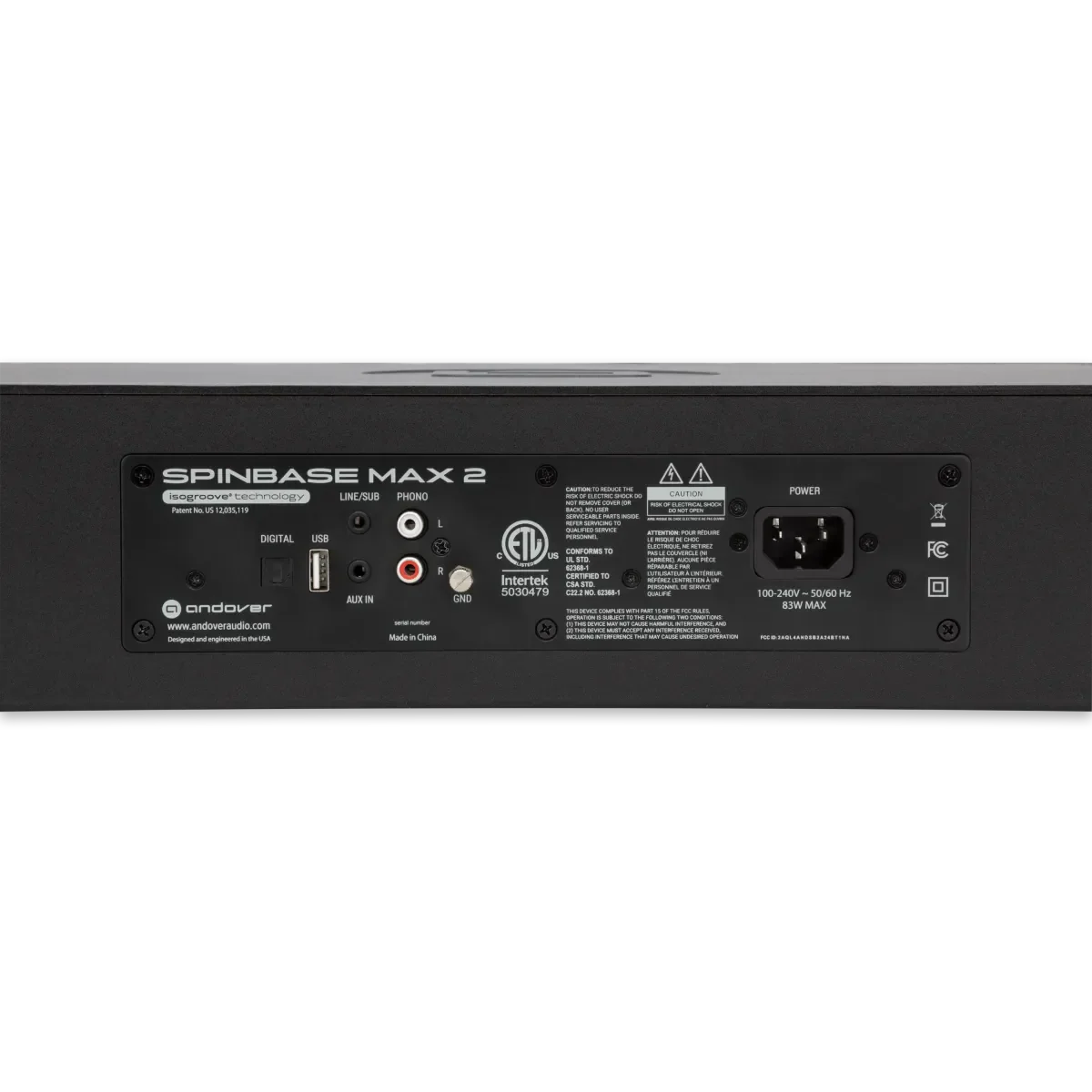 SpinBase MAX 2 Premium Powered Turntable Speaker - Image 8